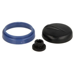 Chauffage Français ON/OFF switch black, blue ring R105186