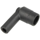 Z&uuml;ndkerzenstecker Winkel OE6/1 f&uuml;r 7 mm Kabel, Anschl. &oslash; 6 mm