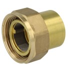 Screw joint for gas meter ball valve with 1&quot; IT