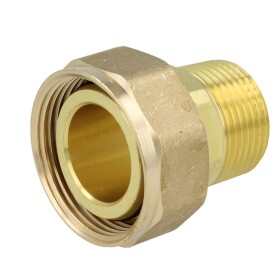 Screw joint for gas meter ball valve with 1&quot; ET