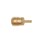 Brass quick coupling with hose nozzle 6 mm