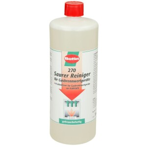 Sotin Acidic cleaner 1 litre type 270 for gas condensing boilers stainless steel 270-1