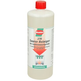 Sotin Acidic cleaner 1 litre type 270 for gas condensing...