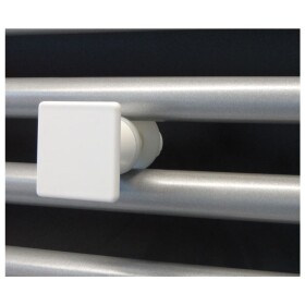 Porte-serviette pour radiateur SDB OEG blanc, carr&eacute;