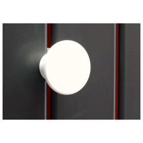 Porte-serviette pour radiateur SDB OEG blanc, rond pour...