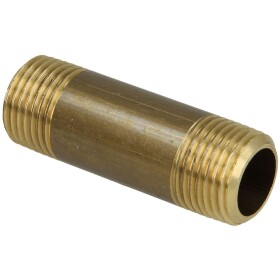 long nipple 1/2&quot; ET x 60 mm shiny brass