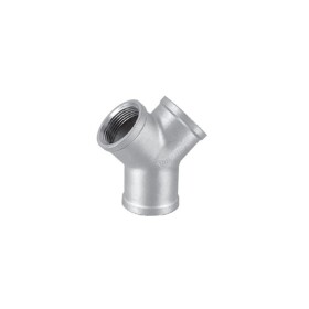 Stainless steel screw fitting Y-piece 1&frac12;&ldquo;...