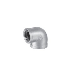 Stainless steel screw fitting elbow 90° 2 x 1 1/4 reducing IT/IT
