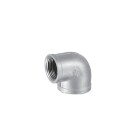 Stainless steel screw fitting elbow 90&deg; 2 x 1 1/4 reducing IT/IT