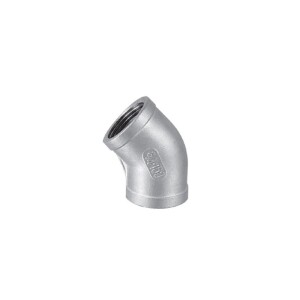 Stainless steel screw fitting elbow 45° 1/8" IT/IT