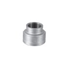 Stainless steel screw fitting socket reducing 4&quot; x 2&quot; IT/IT