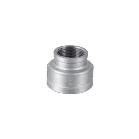 Stainless steel screw fitting socket reducing 4" x...