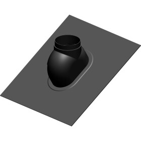 Solin de toit 0-48&deg; noir &Oslash; 60/100 mm