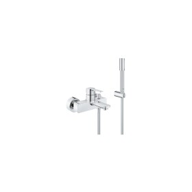Grohe Lineare single-lever bath mixer with shower set...