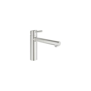 Grohe Single-lever sink mixer Concetto pull-out aerator supersteel 31129DC1