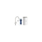 Grohe Kitchen mixer and boiler Red Duo M-size C-spout supersteel 30083DC1