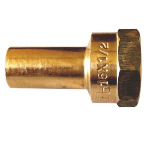 Combi press fitting adaptor nipple IT 35 mm x 1¼" V contour