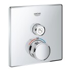 Grohtherm SmartControl Thermostat mit 1 Absperrventil eckig