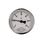 Bimetall-Zeigerthermometer 0-120&deg;C 40 mm F&uuml;hler mit 80 mm Geh&auml;use