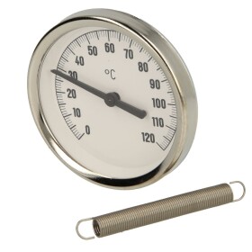 Bimetall-Anlegethermometer 0-120°C Gehäuse 63 mm