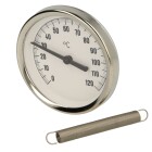 Bimetall-Anlegethermometer 0-120&deg;C Geh&auml;use 63 mm