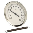 Bimetal contact thermometer 0-120&deg;C case 80 mm