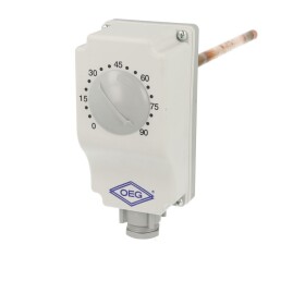 TC 2-200, immersion thermostat 0-90°C, 1/2",...