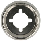 Chrome-plated rosette &oslash; 42 mm for adjustable thermostat