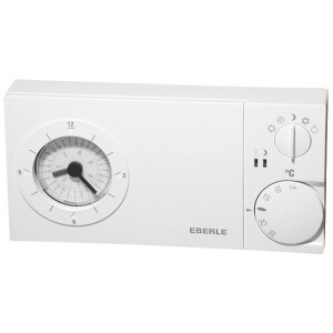 Eberle clock thermostat + quartz cloc easy 3 sw