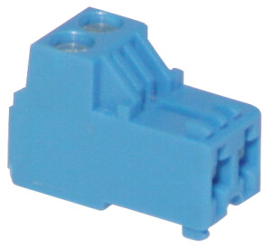 AGP2S.02G/109, connection terminal for room control device, blue, two-pole