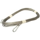 Woehler steel rope 12 m with 2 snap hooks