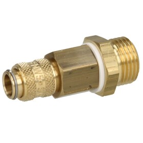 High-pressure plug 1/2&quot;, with brass connectors MAXI