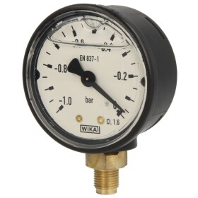 Vacuum gauge glycerine 1/8" radial