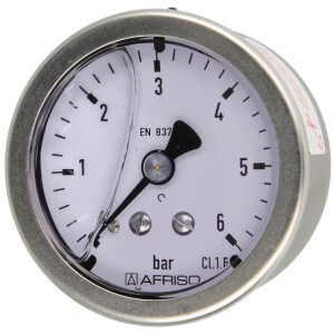 Glycerine pressure gauge ¼" axial