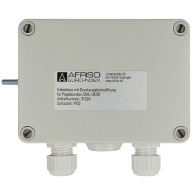 Afriso junction box with pressure relief port