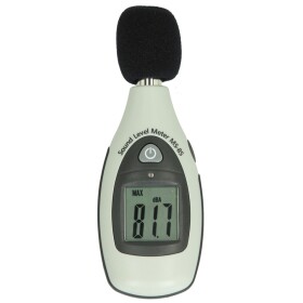 Mini sound level meter measuring range: 40 to 130 dB