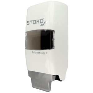Wall dispenser Stoko-Vario-Ultra white for all Stoko 1,000 & 2,000 ml bottles