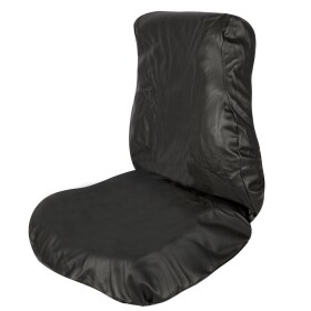 Car seat cover of imitation leather without side air bag