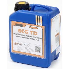Liquid sealing agent, BCG TD, f. loss of water in...