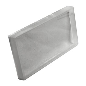 Simplex transparent cover for signs 100 x 50 mm F55010