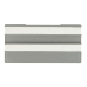 Simplex Blank signs 100 x 50 mm, grey with 2 blank...