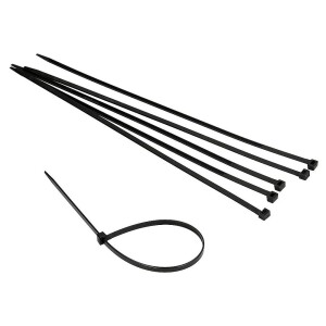 Cable ties black 2.5 x 100 mm