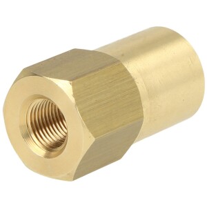 Nozzle holder R-1/8", 34 mm, SW 19 brass