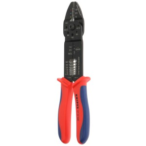 Knipex crimping pliers for insulated terminals and connectors, 0.75-6.00mm² 9722240