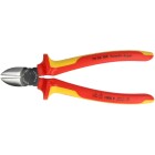 KNIPEX VDE Seitenschneider 180 mm isoliert, Kopf verchromt, 70 06 180 7006180