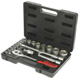 Superlock socket wrench set 1/2"