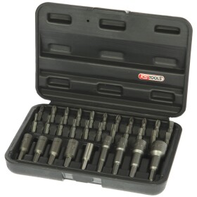 Bit and drive socket set 1/4" 31 pieces