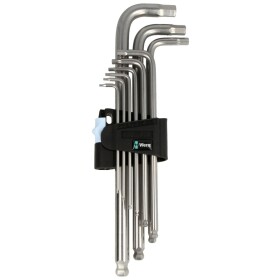 Wera L-key set, metric stainless 9 pcs. for stainless...