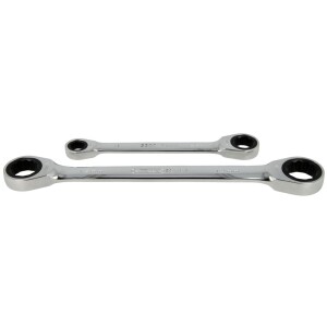 Gearplus double ring spanner set 2-piece in bag, 503.4552