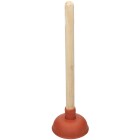 Drain cleaner &Oslash; 111 mm with wooden handle